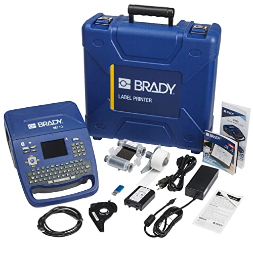 Brady M710 Bluetooth & Wi-Fi Portable Label Printer with Hard Case (M710-WB-KIT). Fastest, Most Advanced Portable Printer that Prints on the Toughest Labels. - Image 1
