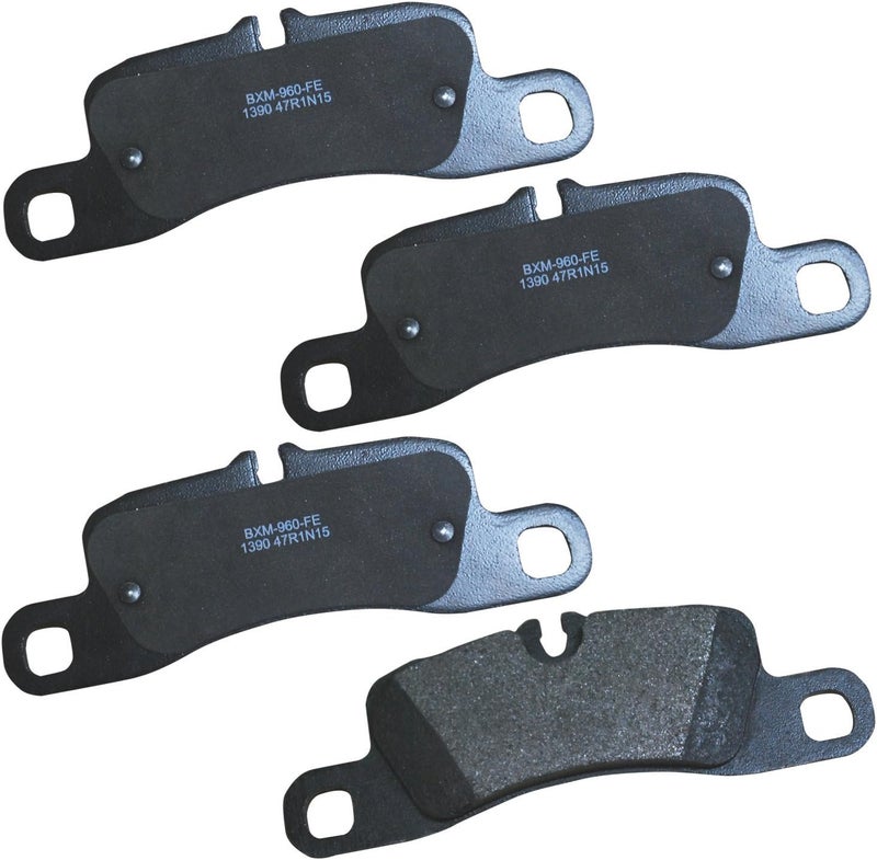 Bendix Premium SBM1390 Semi-Metallic Rear Brake Pads for Porsche Cayenne 2011-2009, Cayenne 2015 - Image 1