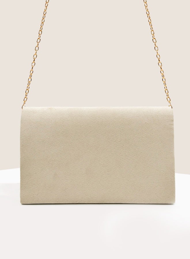 DUNISO Women Faux Suede Evening Clutch Bags Crossbody Bag Formal Party Clutches Envelope Handbag Chain Purse for Wedding Cocktail Prom Clutches - Image 3