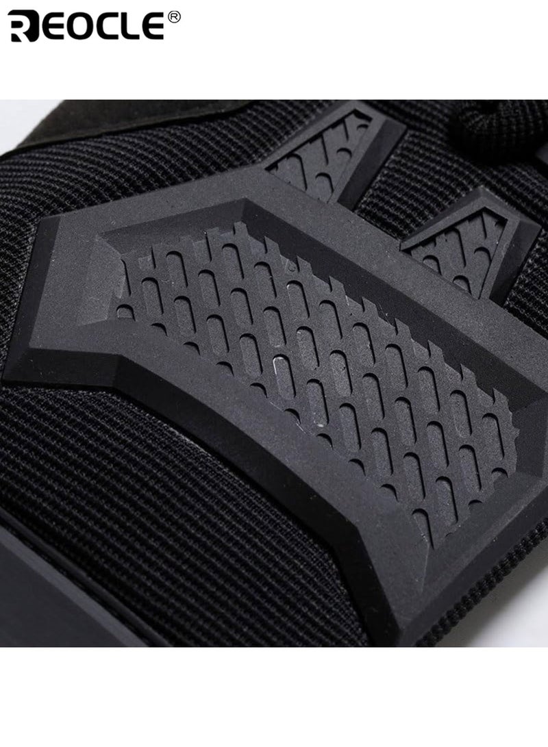 ريوكل قفازات بسماكة قبضة غير قابلة للانزلاق مقاومة للرياح شاشة لمس حماية من الشمس تصميم مثقوب قابل للتنفس مناسب لركوب الدراجات الخارجية القيادة والتسلق - Image 4