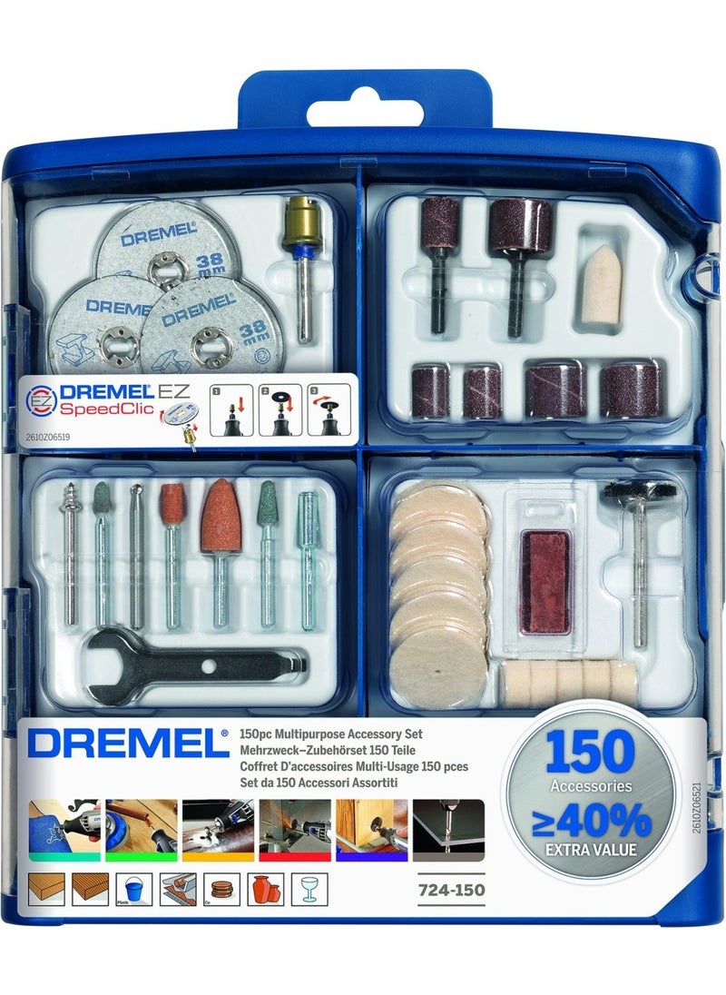DREMEL S724 Accessory Set 150 Pieces  - Image 1