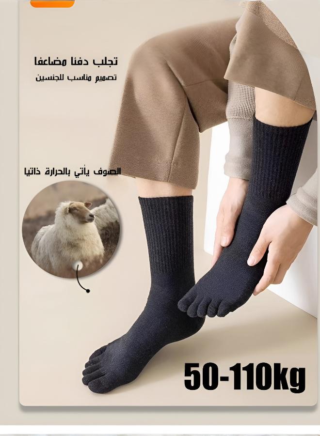 جوارب أصابع بخمسة مضادة للبكتيريا بدرجة A للجنسين - Image 2