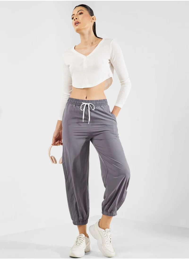 فورورد Oversize Jogger With Sheer Side Panel