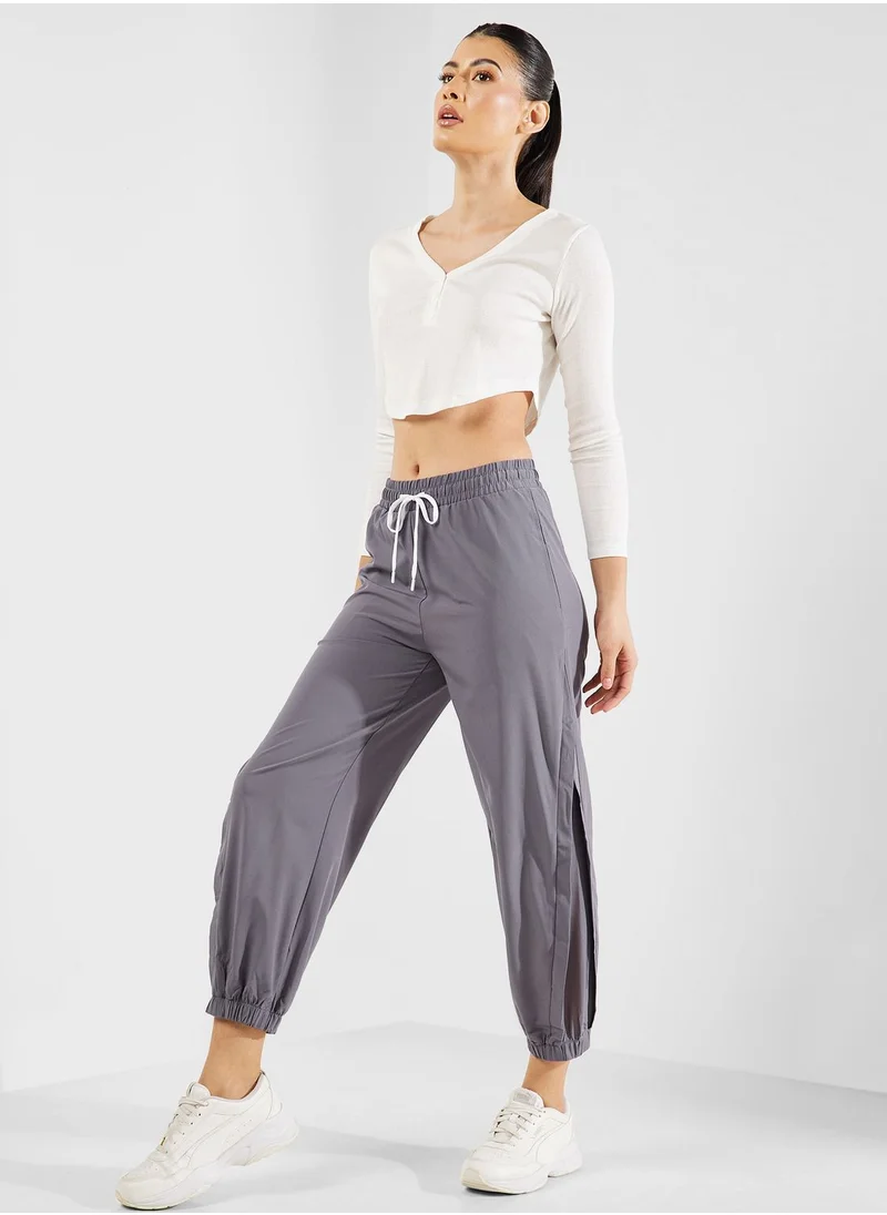 فورورد Oversize Jogger With Sheer Side Panel