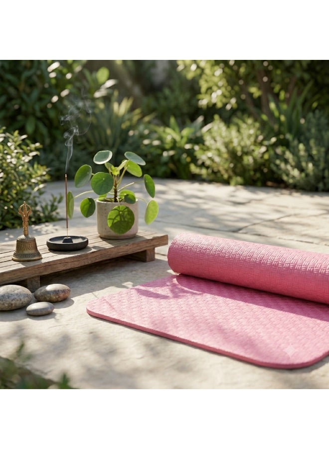 Hope Eco-Friendly Yoga Mat, 1-Piece Fitness Exercise Mat for Yoga, Stretching, Home Workouts and Daily Exercise, Practical Personal Workout Surface for Beginners and Fitness Enthusiasts at Home or Studio - Image 3