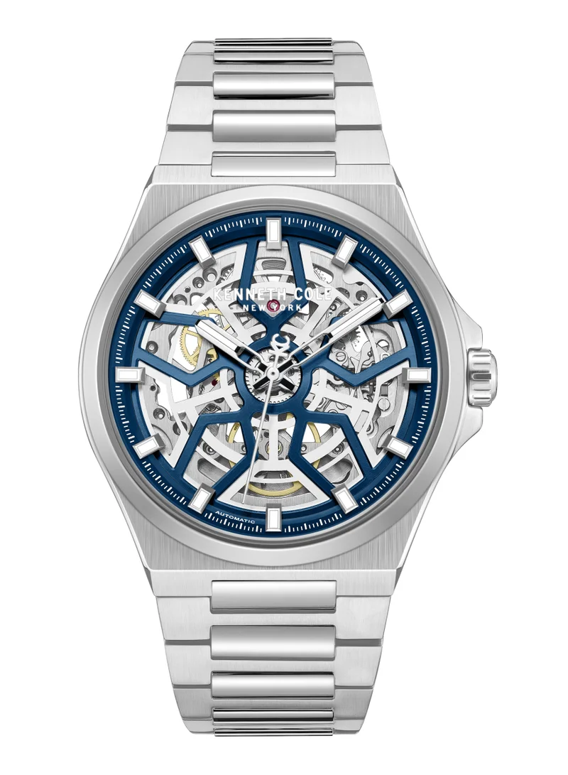 Verrazzano Stainless Steel Bracelet Automatic Watch for Men, 43.5mm