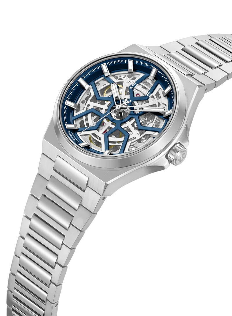 Kenneth Cole New York Verrazzano Stainless Steel Bracelet Automatic Watch for Men, 43.5mm