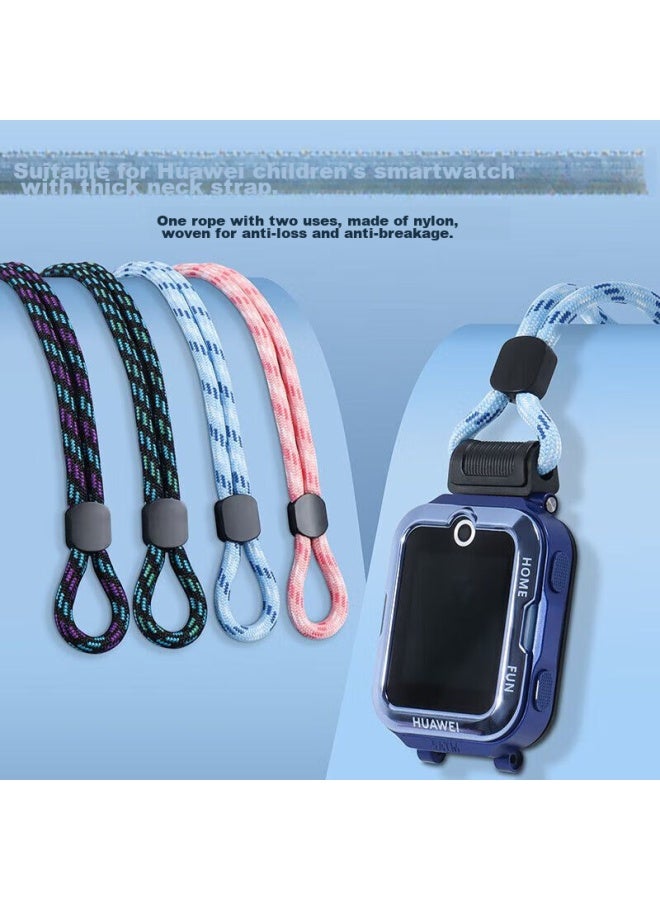 Ten Flashes Shan Huawei Children's Smarch 4pro/5/5 Active Edition/5 New Glory Edition Strap, Smart Children's Watch Lanyard, Anti-drop, Durable, Blue - Image 2
