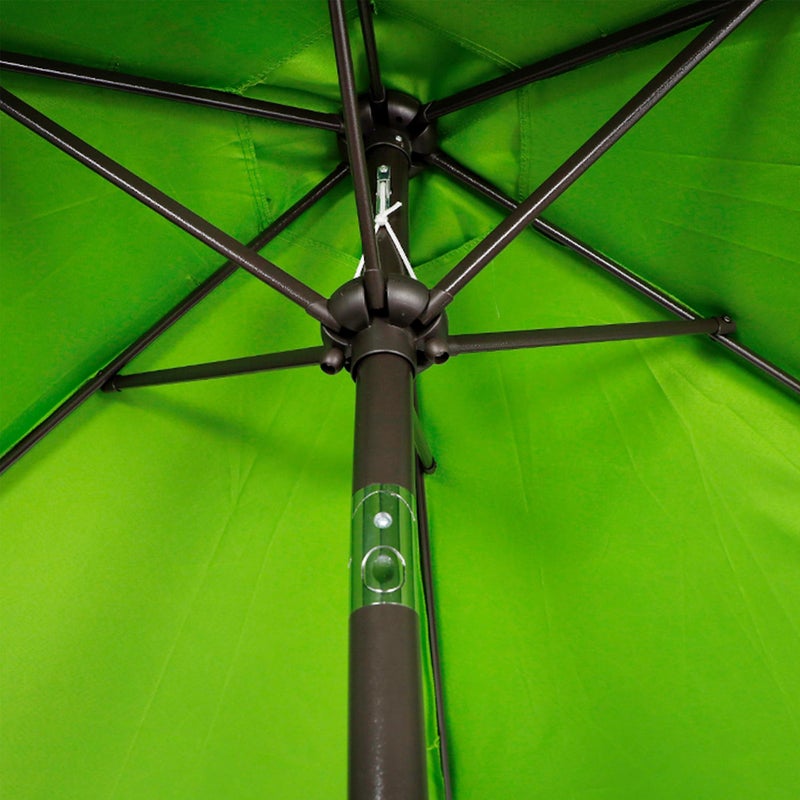 Blissun 7.5 ft Patio Umbrella, Yard Umbrella, Outdoor Market Umbrella with Push Button Tilt Crank, Lime - Image 3