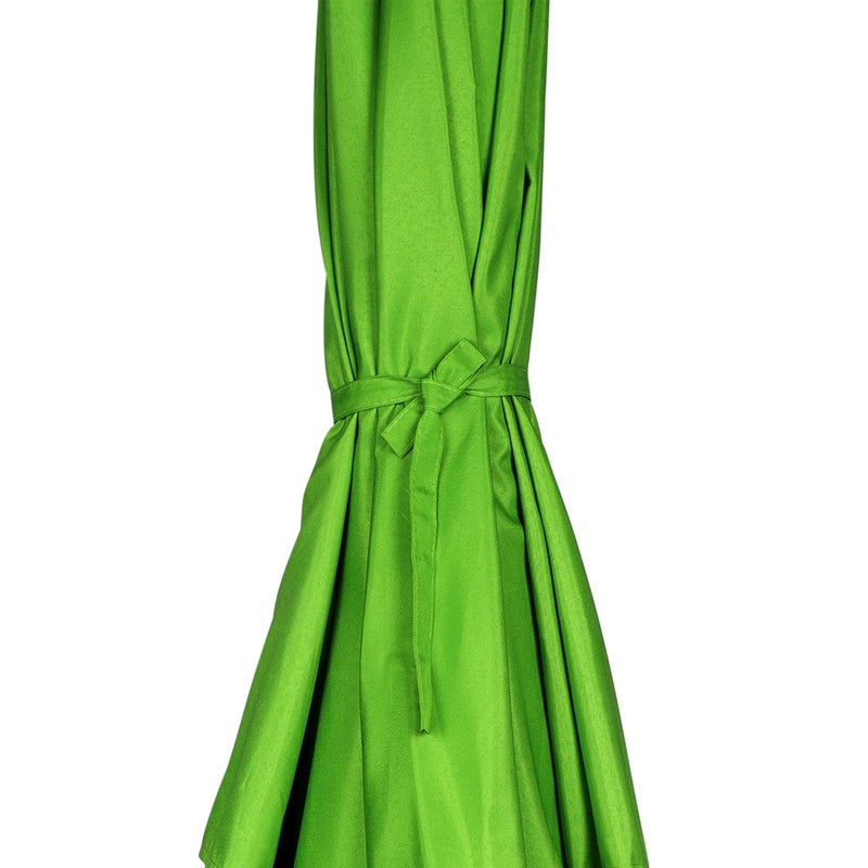 Blissun 7.5 ft Patio Umbrella, Yard Umbrella, Outdoor Market Umbrella with Push Button Tilt Crank, Lime - Image 5
