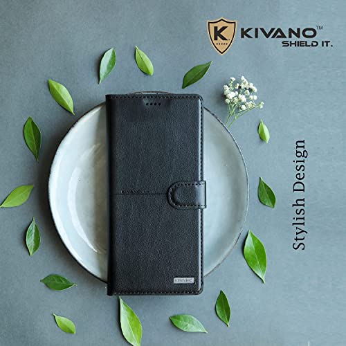 KIVANO® Compatible with Vivo Y29 5G Flip Cover | Leather Finish | Inside Pockets & Inbuilt Stand | Shockproof Wallet Style Magnetic Closure Back Cover Case - Image 3