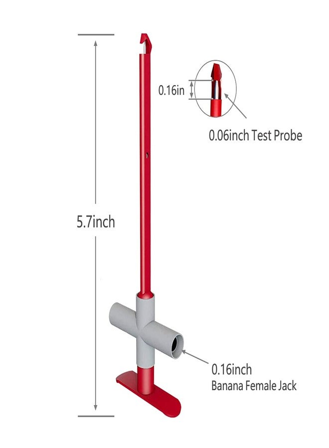 فلاين مشبك مسبار ثقب الأسلاك، قطعتان من مشبك ثقب العزل، مسبار اختبار، طقم كابل اختبار السيارات، أداة اختبار متعددة الأغراض لإصلاح السيارات - Image 3