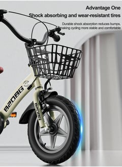Sharpdo 14 Inch Bicycle for Kids, with Training Wheels and Basket, For 3-10 Years Boys and Girls  - Image 2