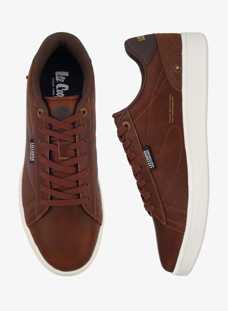 Men Lace-Up Ankle Sneakers