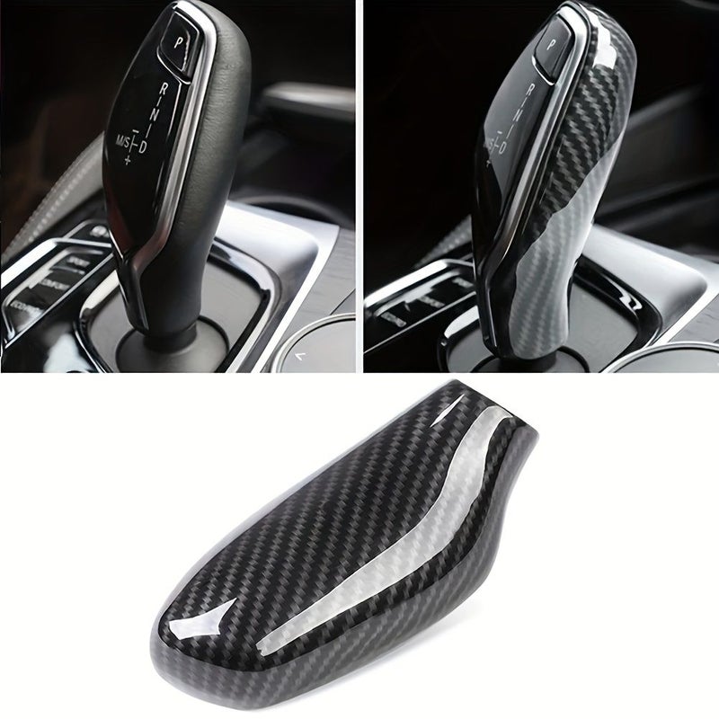 OEM Style Carbon Fiber Shift Knob Sleeve For BMW 5 Series 6 G30 G31 G12 Left Hand Drive Car Interior Accessory With Texture Grip - Image 3