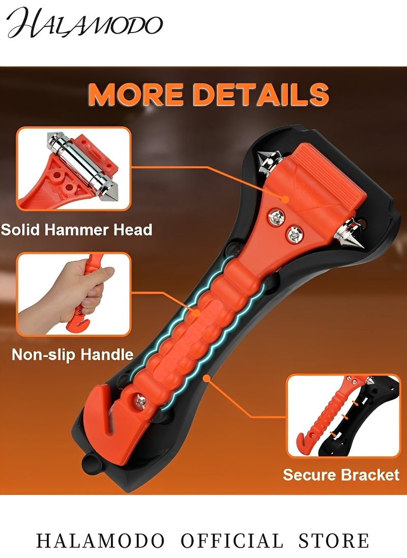 Generic Car Safety Hammer Emergency Escape Tool Auto Window Glass Hammer Breaker with Mounting Bracket Automotive Safety Essentials for Family  Auto Emergency  - Image 4