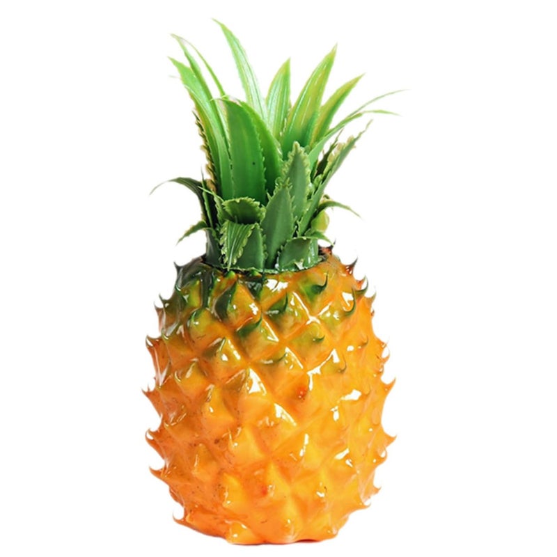 Realistic Artificial Pineapple Decor 1 Piece Fake Fruit For Home Restaurant Display - Image 2