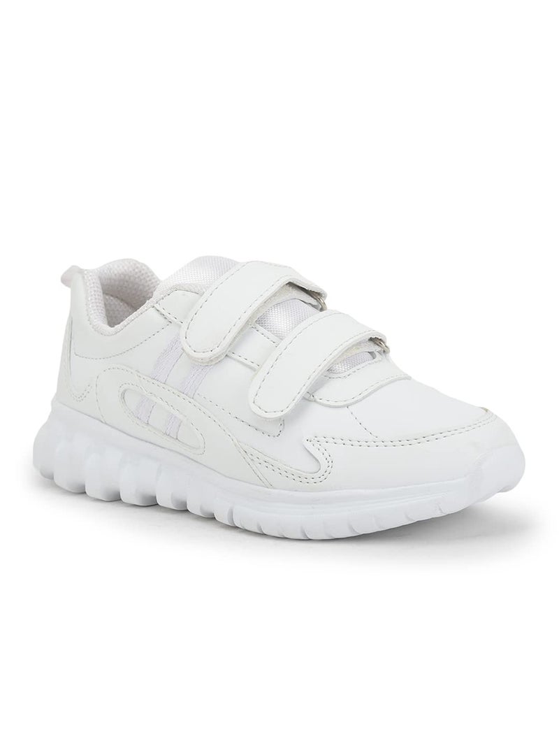 Liberty Kids 9906-02T-V White School Shoes - 5 UK - Image 2