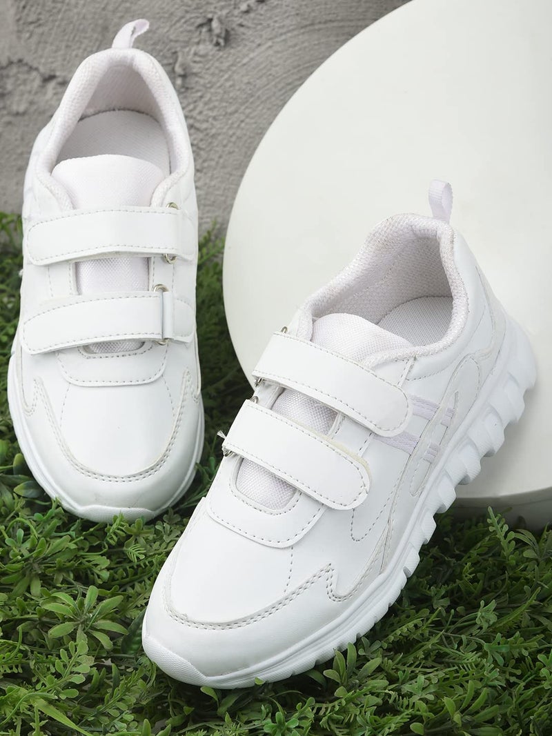 Liberty Kids 9906-02T-V White School Shoes - 5 UK - Image 3