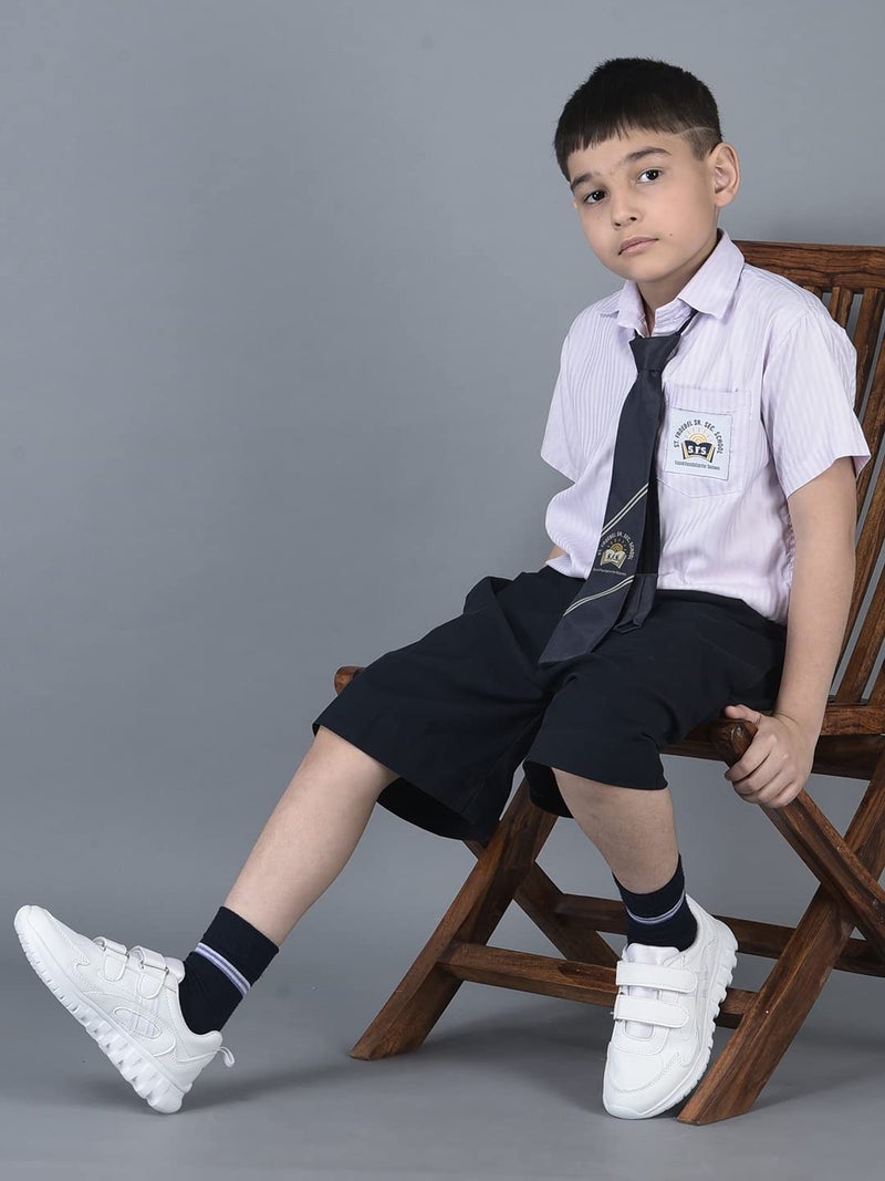 Liberty Kids 9906-02T-V White School Shoes - 5 UK - Image 5