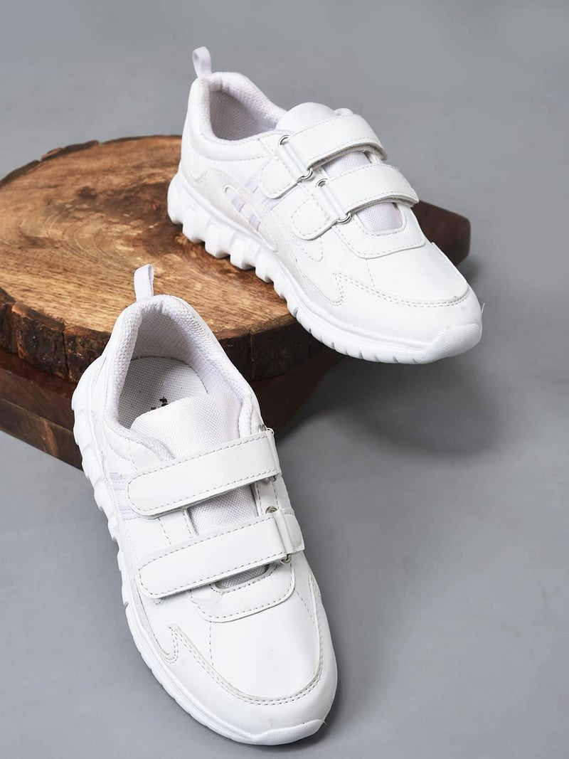 Liberty Kids 9906-02T-V White School Shoes - 5 UK - Image 4