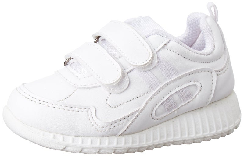 Liberty Kids 9906-02T-V White School Shoes - 5 UK - Image 1