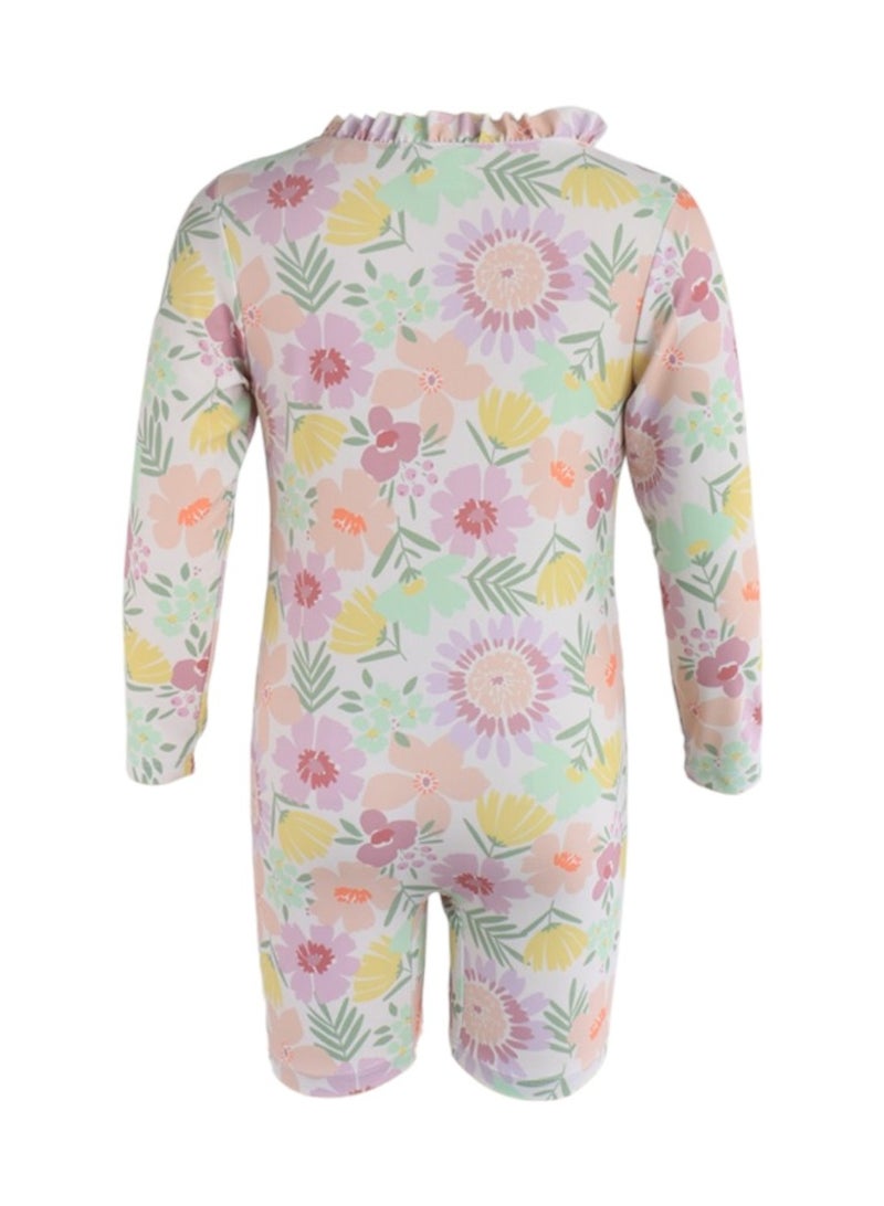 D'Daniela D' Daniela - Tropical Blossom Splash Swimwear - Multicolor - Image 3