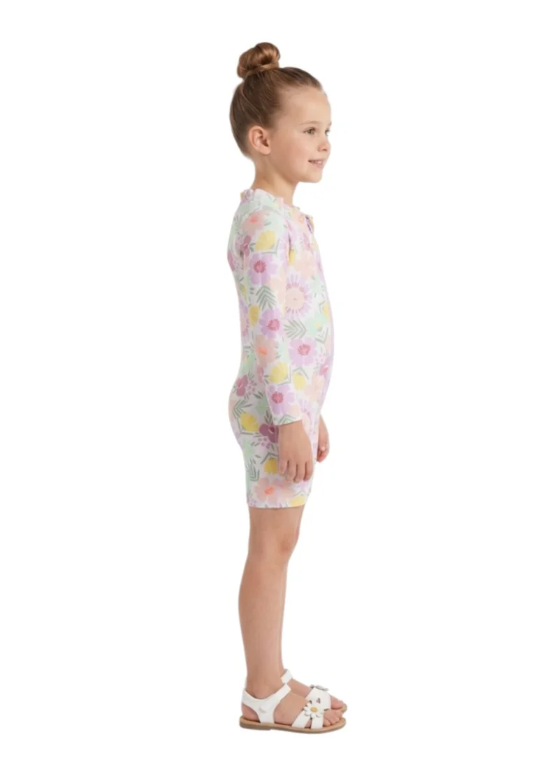 D'daniela D' Daniela - Tropical Blossom Splash Swimwear - Multicolor