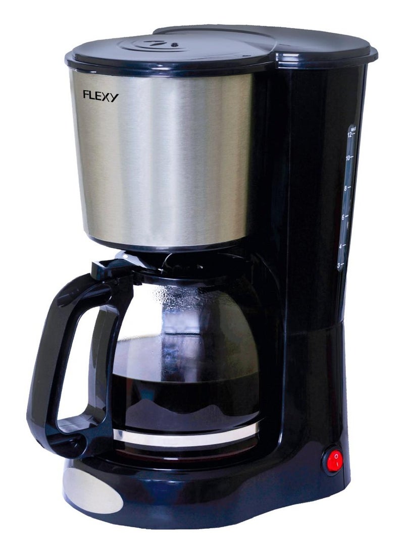 Flexy - Flexy Coffee Maker 1500ml: Anti-Drip, Lighted On/Off, Auto-Warming Plate, Thermal Fuse Protection, Stainless Steel Filter Holder, Removable Parts, Water Level Gauge, 900W, 220V-240V** - Image 1