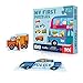 Toi 6 Packs Large Piece Toddler Jigsaw Puzzles for Kids Aged 25 Animal Shaped Floor Puzzles for Beginner Preschool Learning Game for Boys Girls Traffic - Image 3