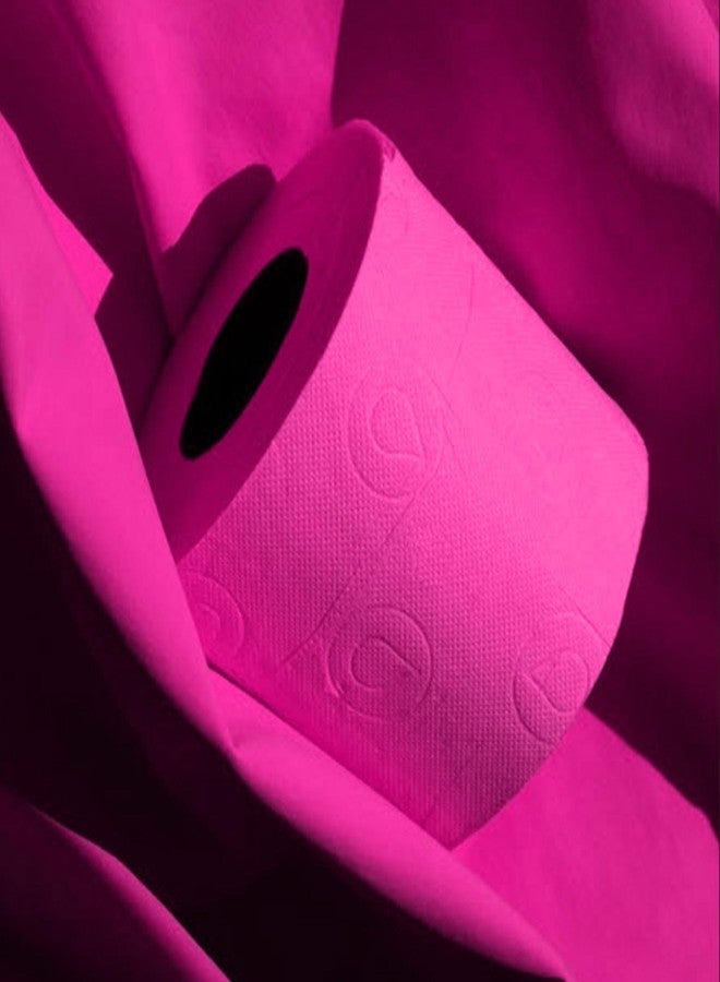 Renova Pink Toilet Paper 3-Ply -Ideal for Decorating Your Home or Office - Pack of 6 Compact Rolls- 140 Sheets - Eco-label Certified - Dermatologically Tested - Septic Safe - Sustainable & Soft - Image 2