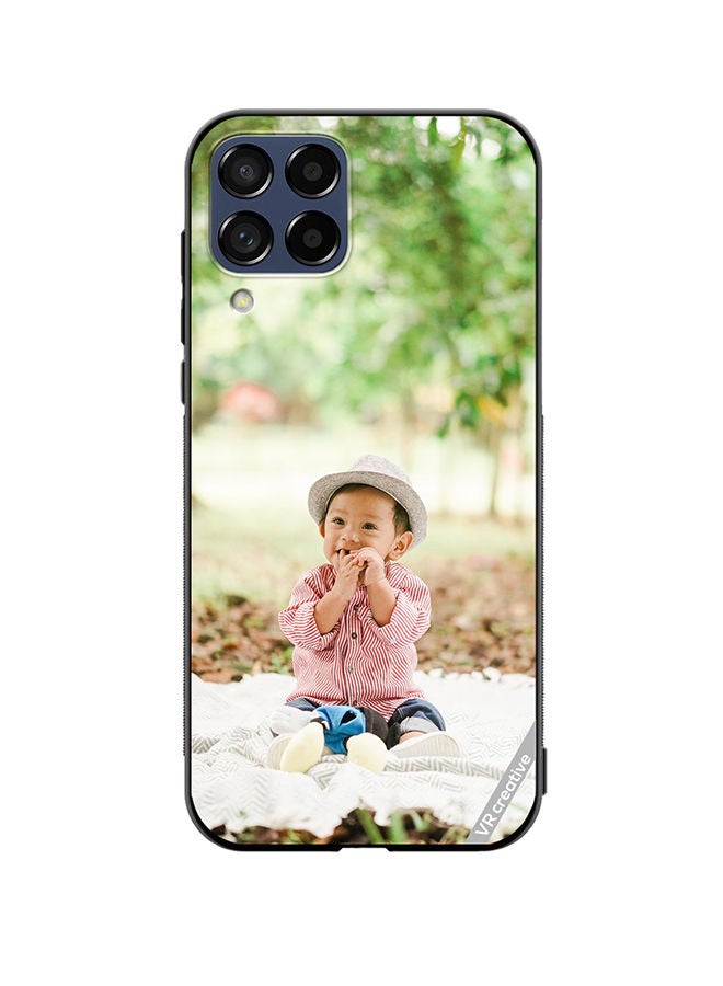 VR CREATIVE Protective Case Cover For Samsung Galaxy M33 Smiley Baby Design Multicolour - Image 1