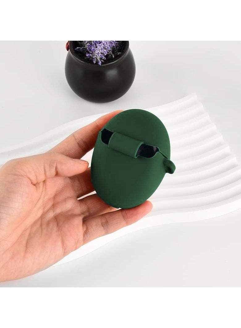 Protective Silicone Case for Huawei Freebuds 6 with Keychain&Cleaning tool(Green)  - Image 5