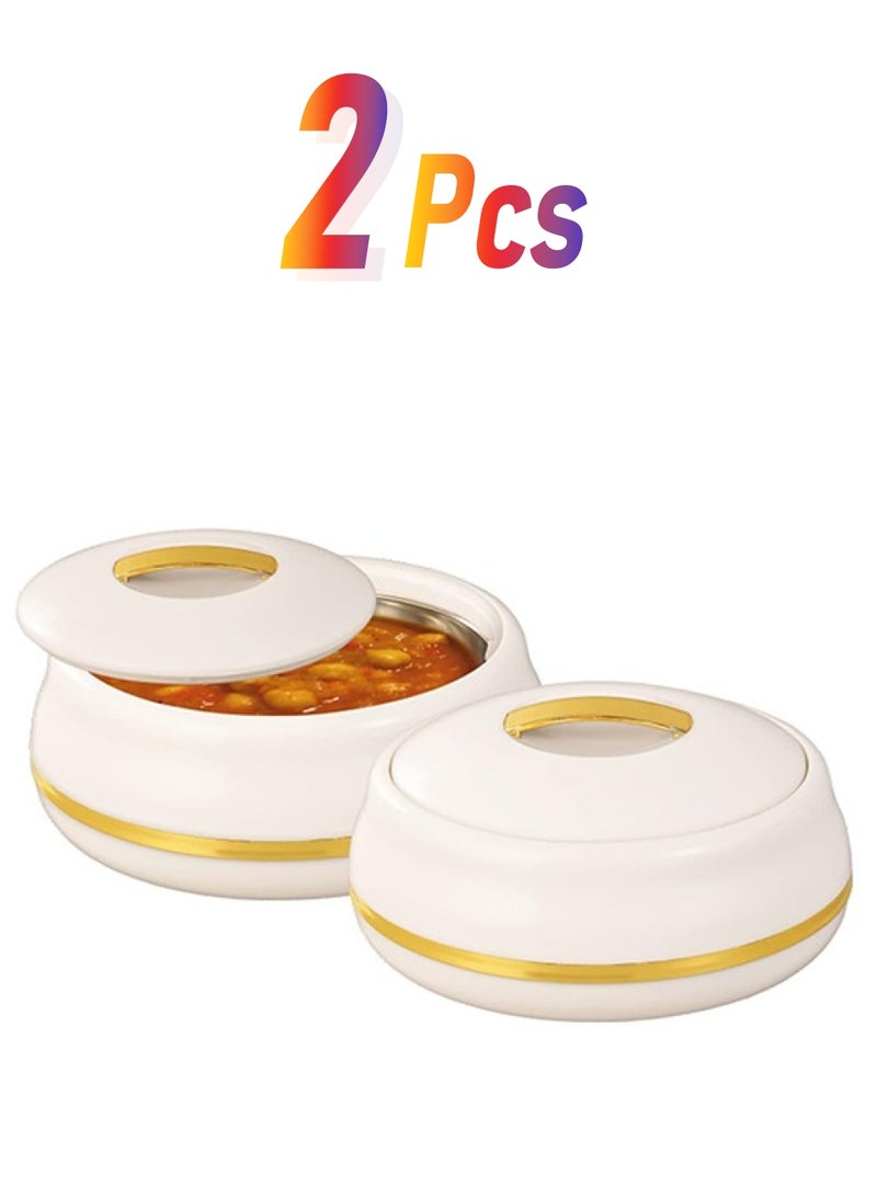 جايبي مجموعة جايبي المزدوجة، 850 مل + 850 مل، عبوة من 2 وعاء حراري، أو ماريا نيو-كريم - Image 1