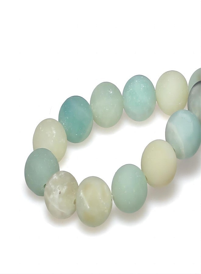 MJDCB Natural Matte Amazonite Round Loose Beads for Jewelry Making DIY Bracelet Necklace (4mm) - Image 2