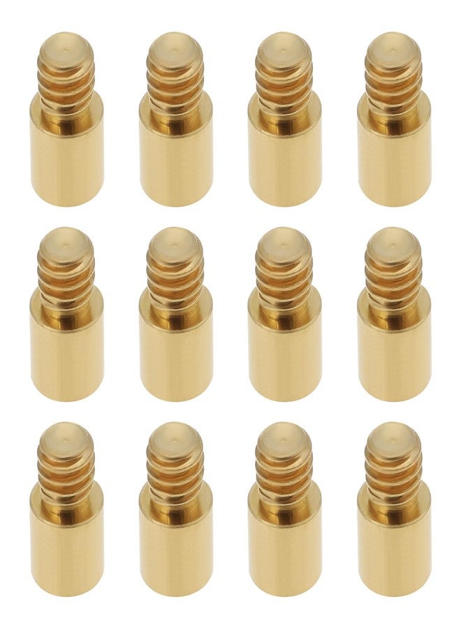 OTOTEC 12Pcs Dart Weights 9x5x5.8mm 1 Grams Brass Dart Weights Add Accentuator Adjuster for Darts with 2BA Threads Accessories (Gold) - Image 1