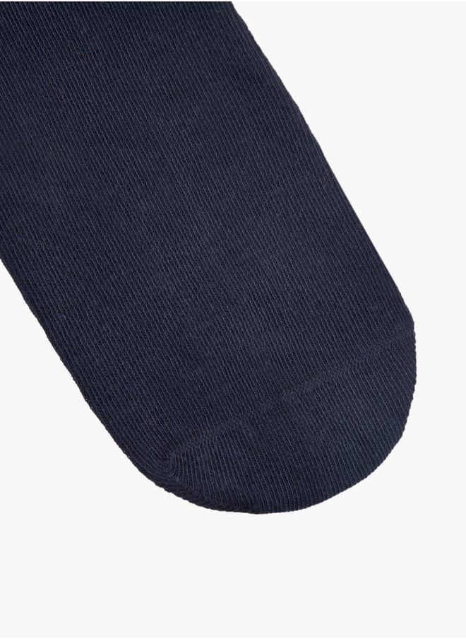 Lee Cooper Men's Printed Non Terry Crew Length Socks - Set of 5  - Image 5