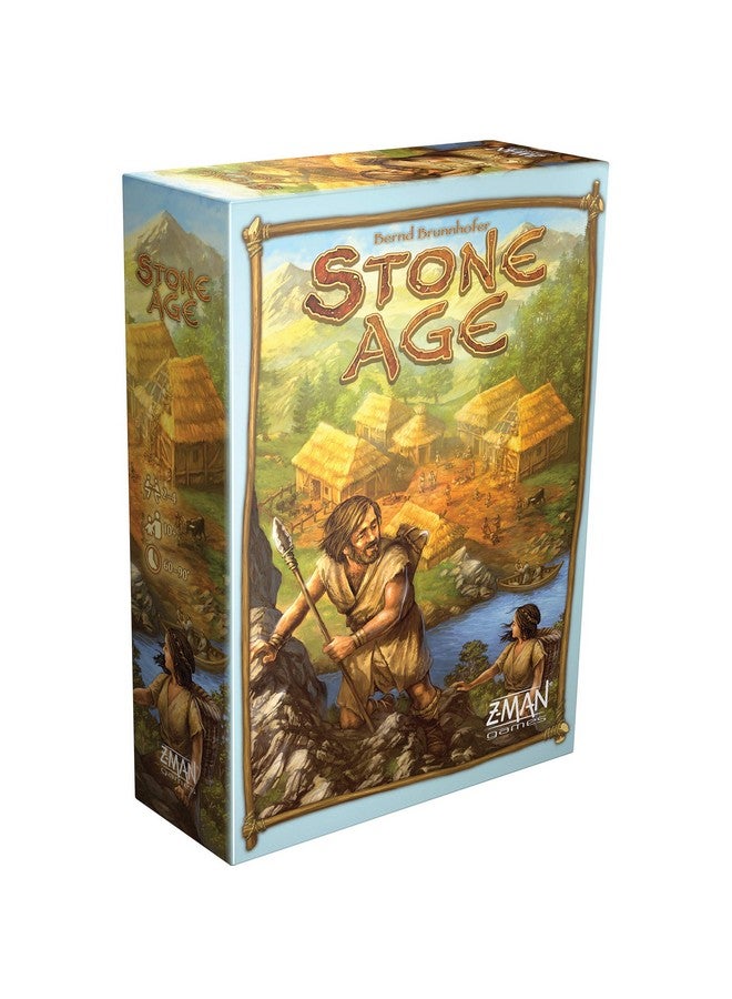 Z-Man Games Stone Age Board Game - Engaging Worker Placement Strategy for Civilization Building! Fun Family Game for Kids and Adults, Ages 10+, 2-4 Players, 60-90 Minute Playtime, Made by Z-Man Games  - Image 1
