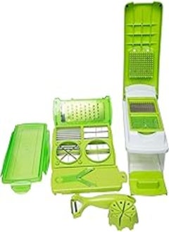Nicer Dicer Nicer Dicer Plus Multifunction Vegetable Chopper, Green 