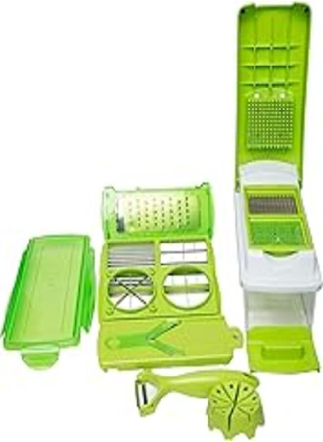 Nicer Dicer Nicer Dicer Plus Multifunction Vegetable Chopper, Green 