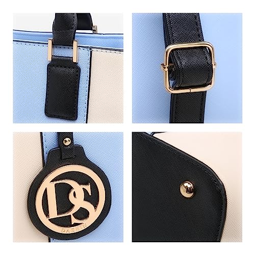 Dasein Satchel Purse Handbag for Women Large Shoulder Work Tote Bag With Matching Wallet - Image 3