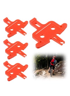 6 Pieces Bicycle Brake Spacer Disc Bicycle Brake Pad Spacer, Hydraulic Disc Brake Pad Spreader Instert Tool, Compatible with Shimano, MTB, Mountain Bike Road Bike