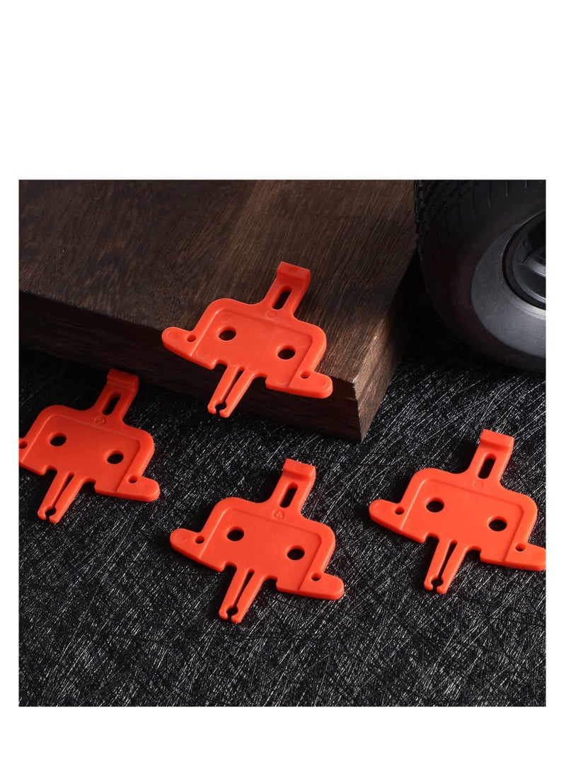 SYOSI - 6 Pieces Bicycle Brake Spacer Disc Bicycle Brake Pad Spacer, Hydraulic Disc Brake Pad Spreader Instert Tool, Compatible with Shimano, MTB, Mountain Bike Road Bike - Image 1