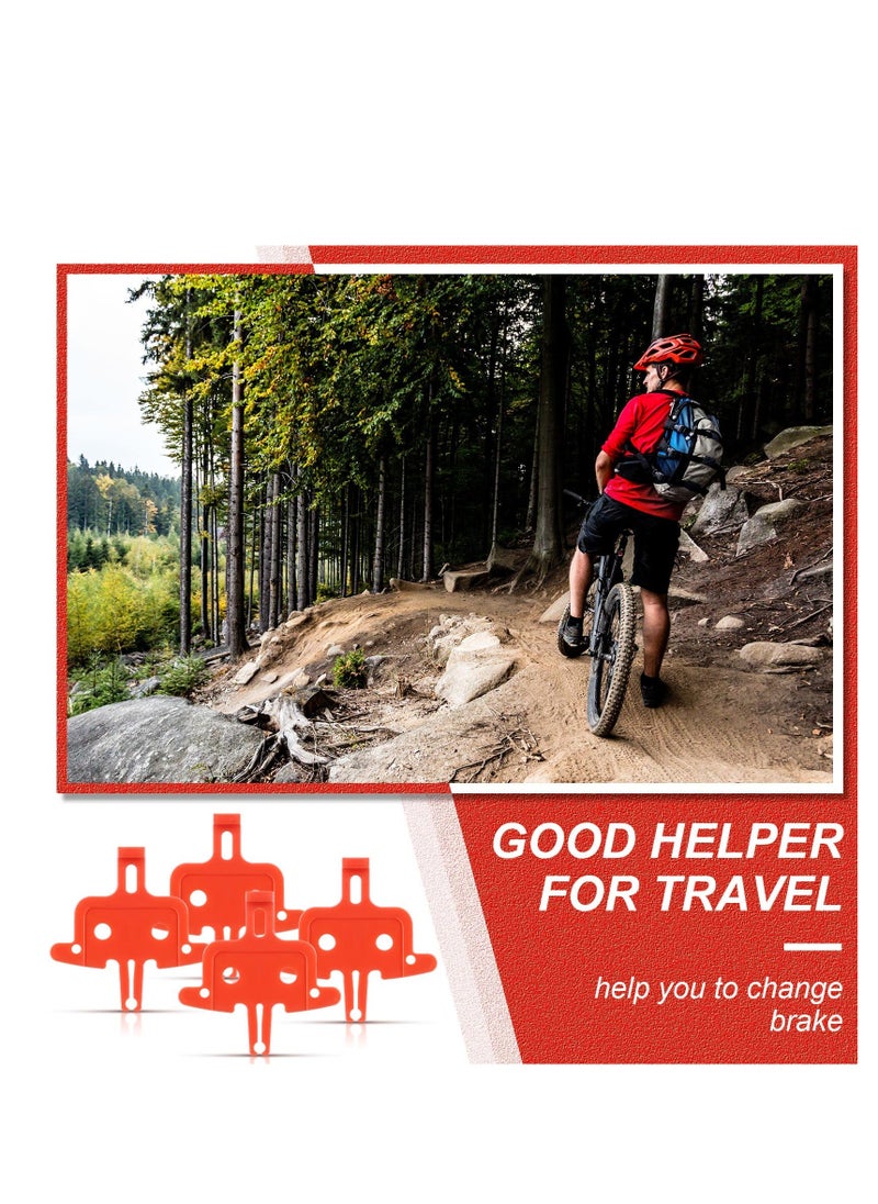 SYOSI - 6 Pieces Bicycle Brake Spacer Disc Bicycle Brake Pad Spacer, Hydraulic Disc Brake Pad Spreader Instert Tool, Compatible with Shimano, MTB, Mountain Bike Road Bike - Image 1