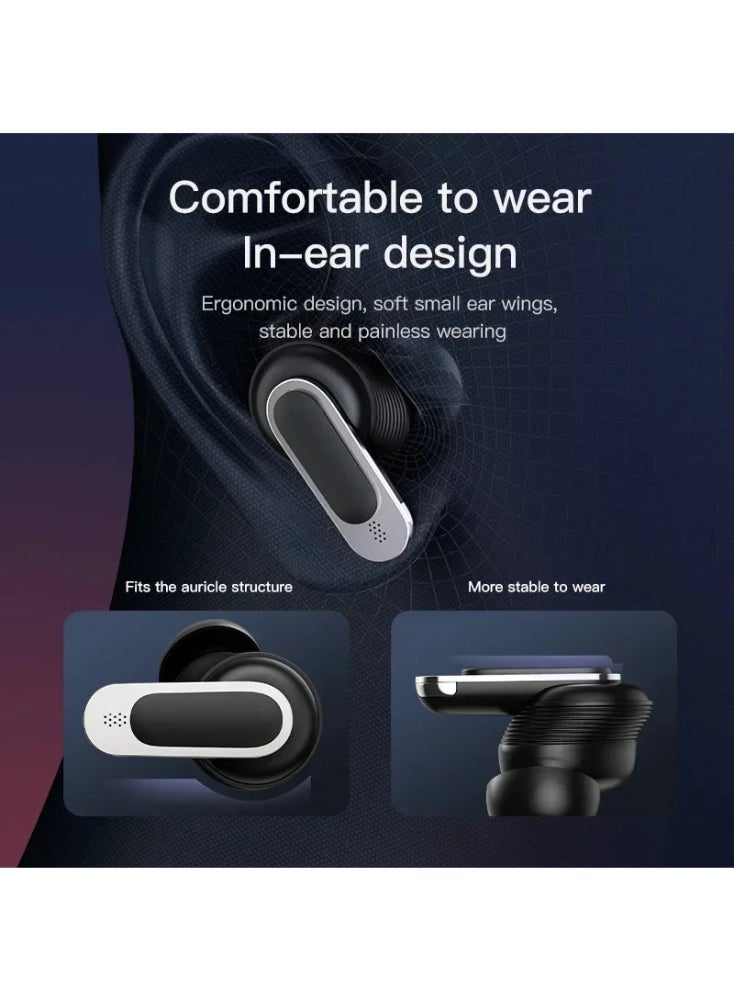 Xiaomi Deerma JB  2 PRO ANC+ENC True Wireless Bluetooth Noise Cancelling In-Ear Touch Control Headphones with Mic - Black