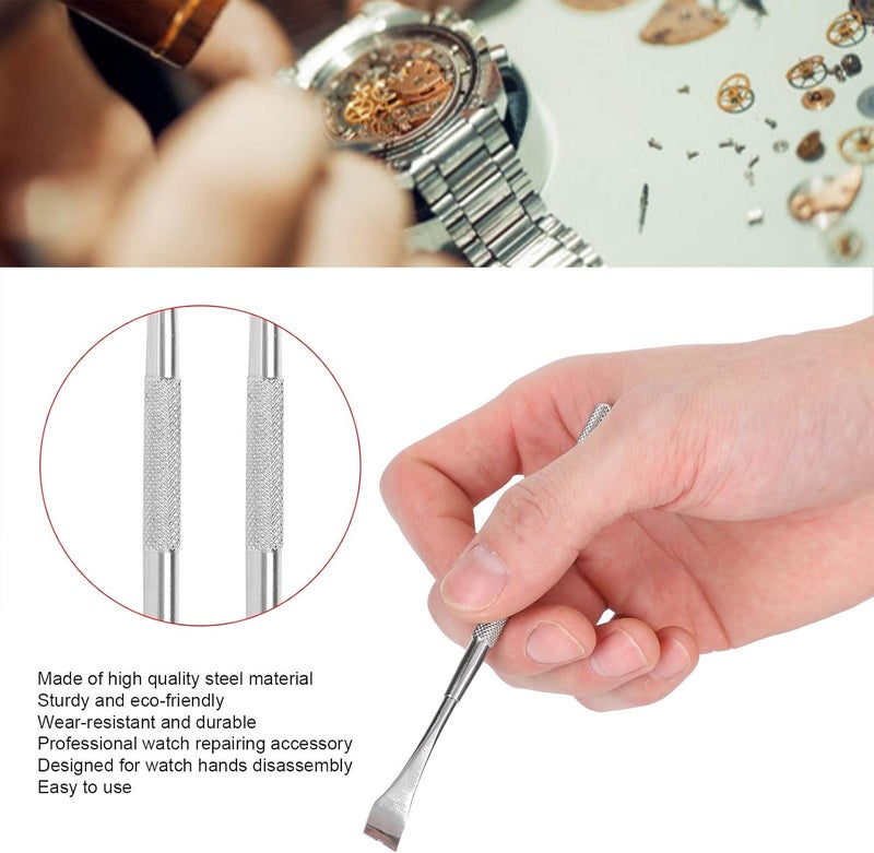 klarako 2Pcs Watch Hand Removal Tool Watch Needle Lever Watch Hand Lifting Levers Watch Hand Repair Tool Remover U Shape Watch Hands Lifting Removal Repair Watch Tools Accessory Watch Hand Setting Tool - Image 1