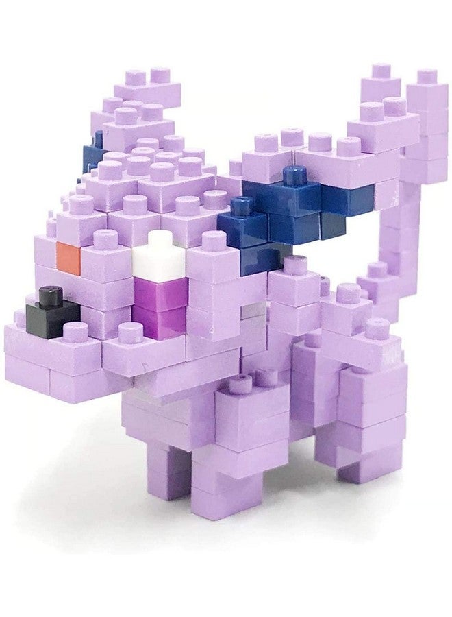 Nanoblocks - 2 Set Bundle - Espeon and Umbreon (Eifie and Blacky in Japan) - Adjustable Pokemon Characters (Japan Import)