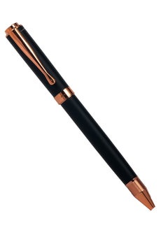 RS Men's RS pen in black and copper metal with blue ink  - Image 1
