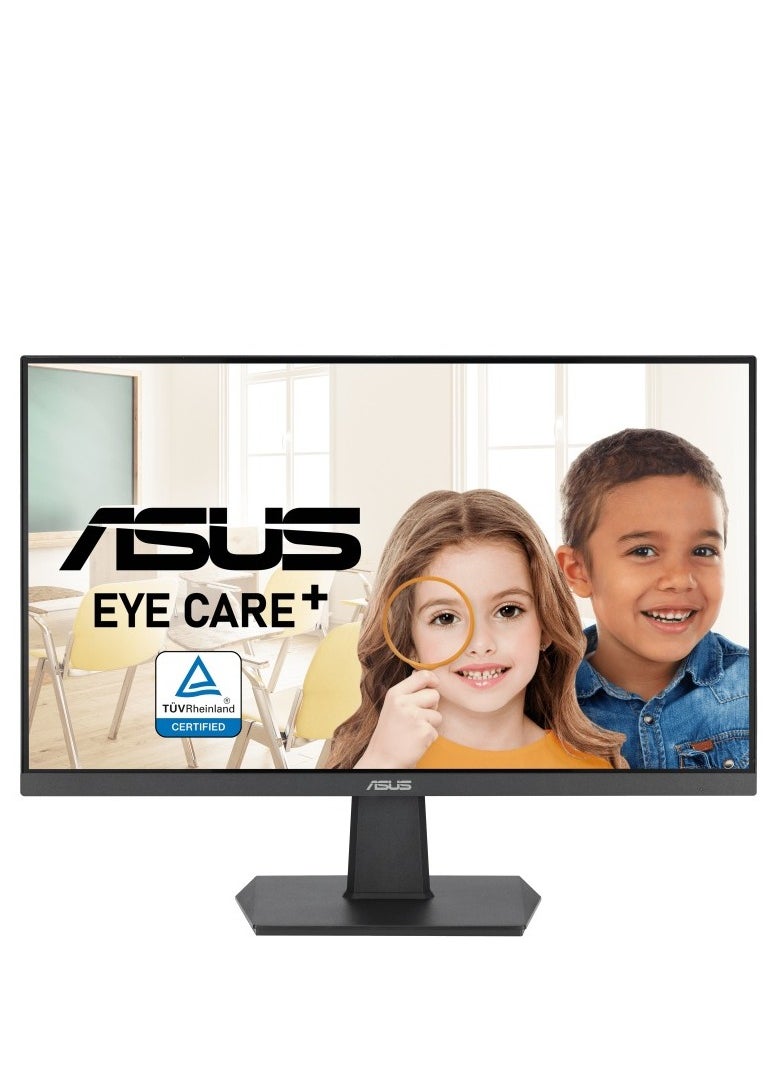 Office Desktop PC - ASUS VA24EHF 24-Inch Eyecare Monitor + Intel Core i5-12400F 12th Generation Desktop Processor, DDR5 16GB Ram, GT 730 2GB Graphics Card, 1TB NVMe M.2 SSD, Windows 11 Pro | Wi-Fi