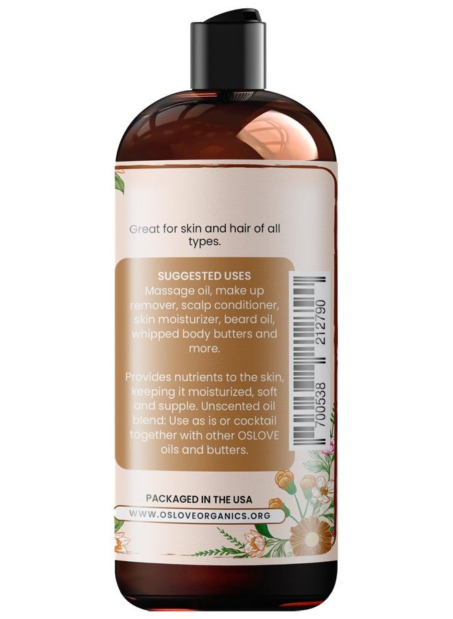 Oslove Organics Organic Face and Body Oil Unique blend of 12 virgin organic carrier oils | Use as is or for making lotions, body butters, serums, soaps-12 oz (12) - Image 3